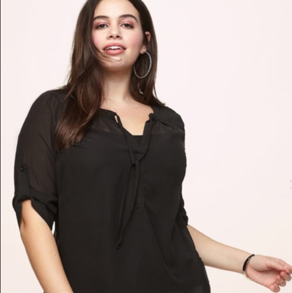 Loralette Keyhole Blouse